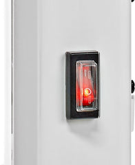 Nedis SmartLife Convectorkachel - Geschikt voor badkamer - Glazen Paneel - 2000 W - 2 Warmte Standen - LED - 15 - 35 °C - Instelbare thermostaat - Wit