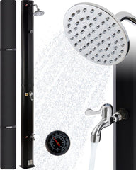Buitendouche - Tuindouche - Zonneenergie - 35L - Zwart - AREBOS