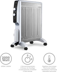 Trebs 99400 - Elektrische Convectorkachel - Micathermisch - Verstelbare Thermostaat - 2000W