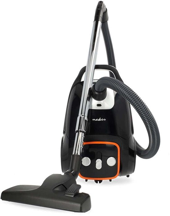 Nedis Stofzuiger met Zak – 3 Liter – HEPA 13 – Snoerlengte 7m - Zwart •