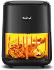 Tefal Easy Fry Compact EY1458 - Airfryer 3L - 1300W - 10 Programma's - 70% Energiebesparing - Compact Design - Zwart