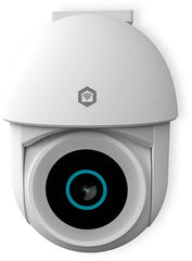 Nedis SmartLife Buitencamera – 3MP – WiFi – Spotlight – Pan & Tilt – IP65 – Wit •
