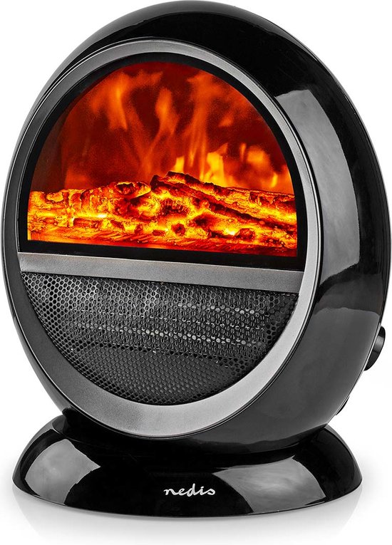 Nedis Keramische Ventilatorkachel – 1000 / 1500 W – Elektrische Verwarming – Instelbare thermostaat – Swingfunctie