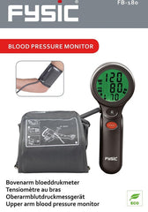Bloeddrukmeter bovenarm - Geheugen voor 90 metingen - Zwart /Grijs - FB-180 - Fysic