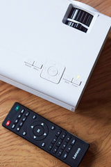 Lenco Beamer - Full HD 1080P - Projector met Bluetooth - LPJ-280WH Mini Beamer - Wit •