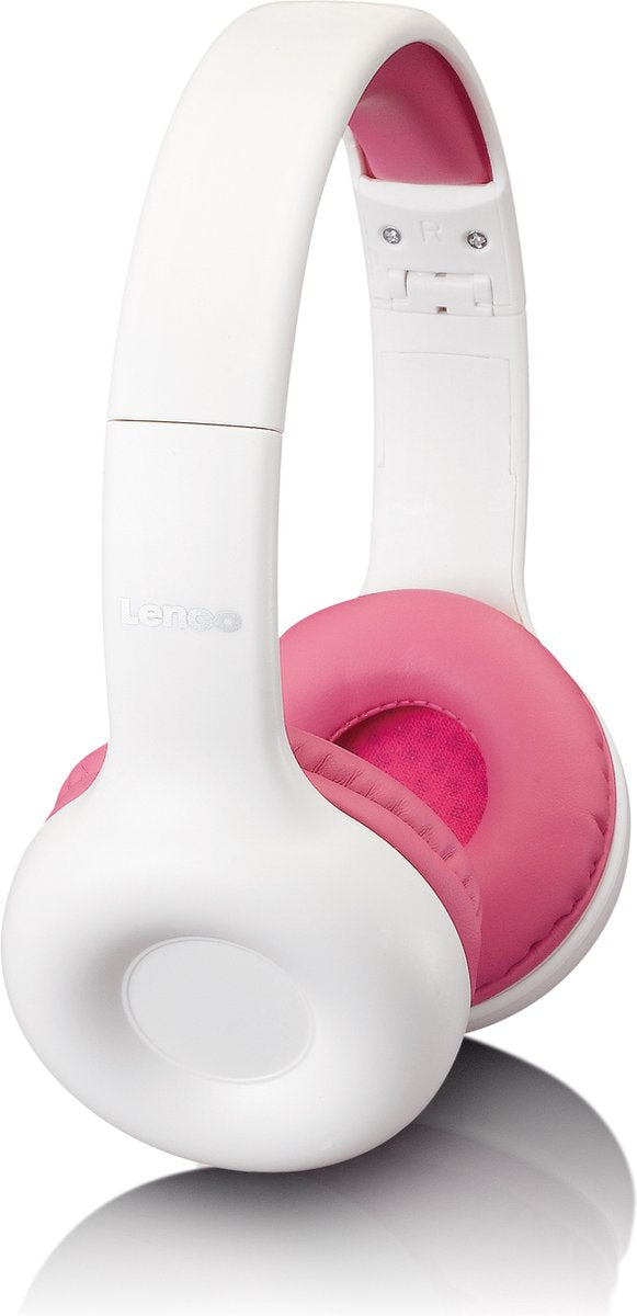 Lenco HP-010PK - Hoofdtelefoon voor Kinderen - Volumebegrenzer op 85dB - Roze