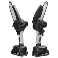 Mini kettingzaag - Elektrische snoeischaar - Met accu - Zwart - LIXADA