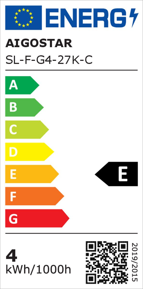 E14 LED lamp - Dimbaar - Filament lamp - 4W - 5 stuks - Aigostar