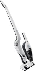2 in 1 hand- en steelstofzuiger, zakloos - Met afneembare handstofzuiger - Accuduur: 26/34 min. - Snelheden: 2 - Meegeleverde accessoires: 2 in 1 voegenopzetstuk, borstelopzetstuk, netadapter, laadstation