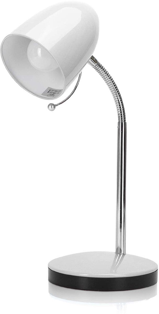 Tafellamp - Bureaulamp - Tafellamp slaapkamer - Wit - Aigostar