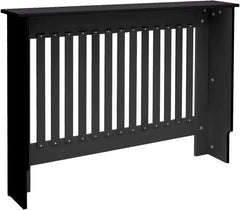 Radiatorombouw - Radiatorbekleding - Radiatorpaneel - 112x19x82 cm - Zwart - ECD Germany •