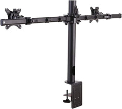 Monitor arm - 2 schermen - Draai, Kantel en Zwenkbaar - Zwart - D1DP - Fleximounts