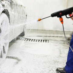 Hogedrukreiniger accu - Hogedrukspuit - Terrasreiniger - 300W - Zwart