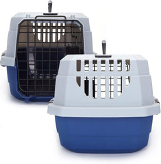 Reisbench - Reismand - Transportbox - Kat & Hond - 58x38x33 cm - Blauw - Nobleza •