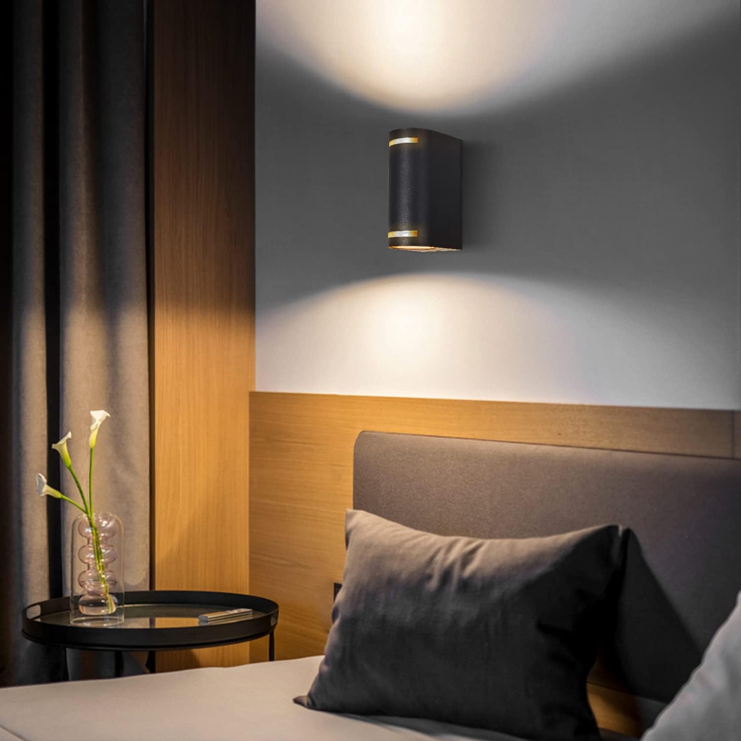 Wandlamp buiten - Tuinverlichting - Buitenverlichting - Zwart - Aigostar