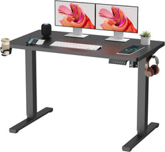 Zit sta bureau - Elektrisch - Verstelbaar - 110 x 60 cm - QS1B - SANODESK