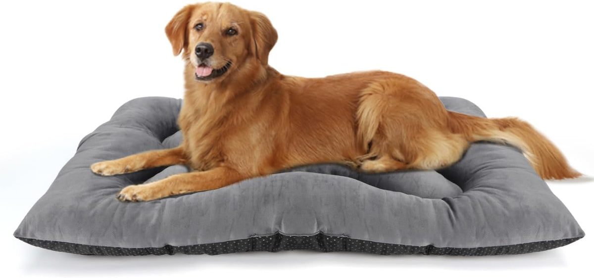 Hondenmand - Hondenkussen - Hondenbed - Grijs - 80x50 cm - Nobleza