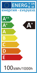 Aigostar 10CFS - LED Schijnwerper - Bouwlamp - Wandlamp - Buitenverlichting - 100W - 6400K - IP65 - Zwart