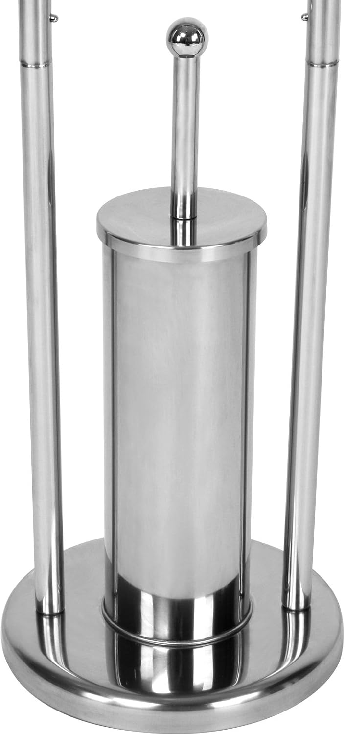 Toiletrolhouder staand - Staande wc rolhouder - Toiletbutler - Aquamarin®