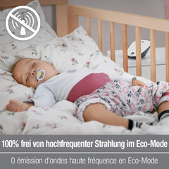 Babyfoon zonder camera - Audio Babyfoon - Wit - NUK Eco Control 500 •