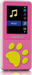 MP3 Speler met Bluetooth - Inc. 8GB SD - Roze - Lenco - XEMIO-560