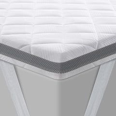 BedStory Topper 180x200 cm H5/H6 van 7,5 cm hoge ondersteunende koudschuimkern, zeer stevig