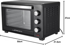 Mini oven - Vrijstaand - 30 Liter - 1600W - Zwart - Jago®