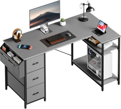 Bureau - Computertafel - Computerbureau - 120x78 cm - Grijs
