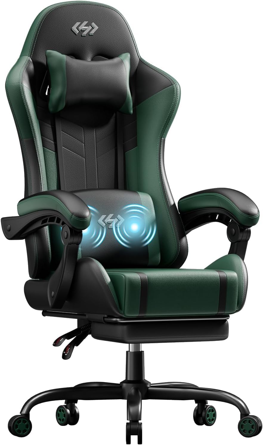 Ergonomische Bureaustoel -  Office Chair - Gamestoel - Volwassenen - Zwart/Groen