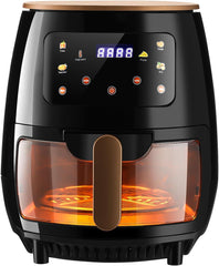 Airfryer XXL - heteluchtfriteuse - 6L - 1600W - Zwart - OYAJIA •
