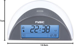 Fysic FC-38 Alarmklok met Dwaaldetector - Dwaaldetectie voorkomt nachtelijk dwalen - Wit