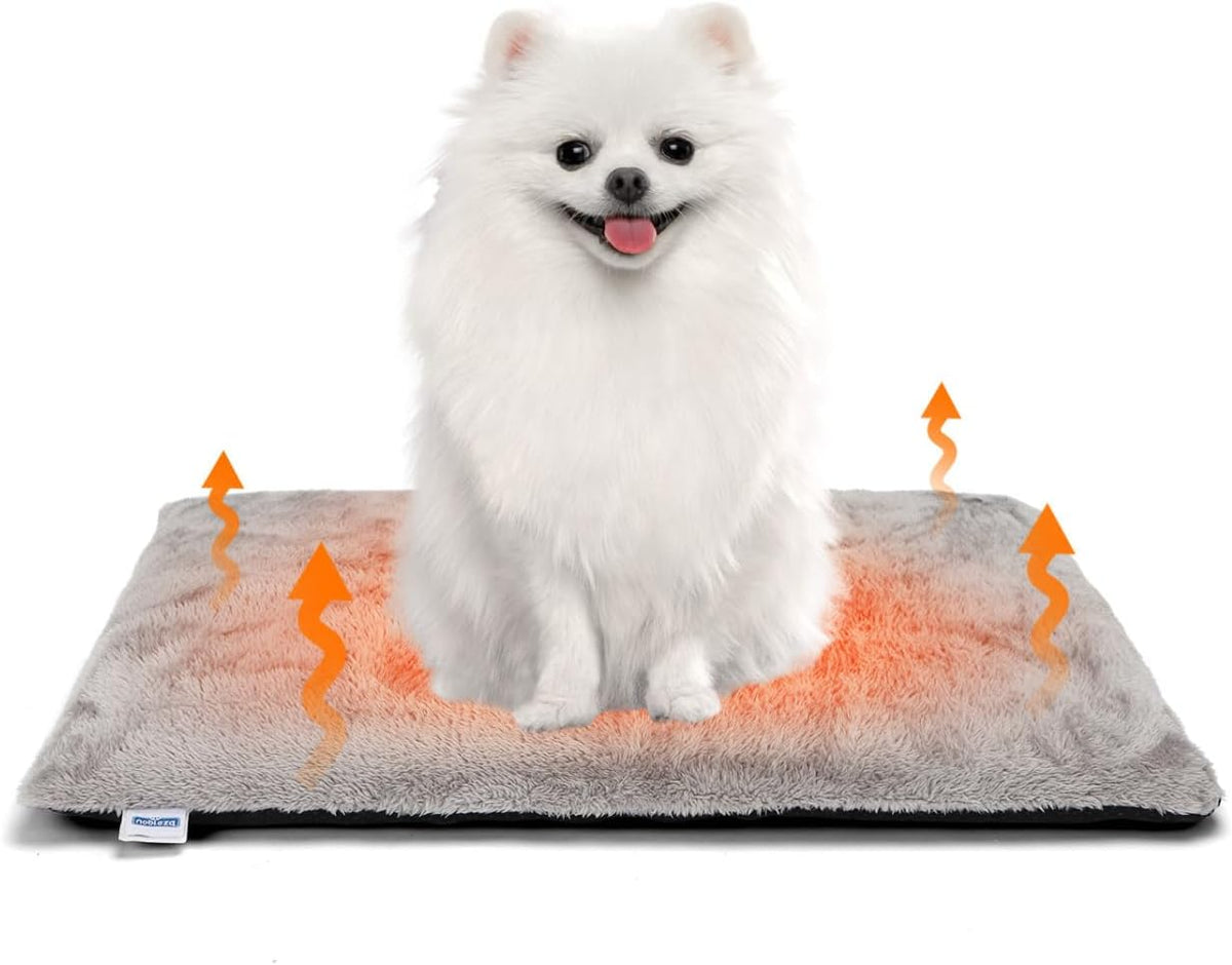 Vetbed Hond – Hondenmat - Warmtedeken Hond - 61x46 cm – Grijs - Nobleza
