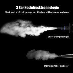 COSTWAY Handstoomreiniger, 1050 W, opwarmtijd: 3 min., stoomdruk: 3 bar, 350 ml watertank, tot 135 °C, stoomreiniger voor tapijten, bank, glas en auto, incl. 9 accessoires