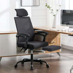 Ergonomische Bureaustoel -  Office Chair - Gamestoel - Volwassenen - Zwart - UEV