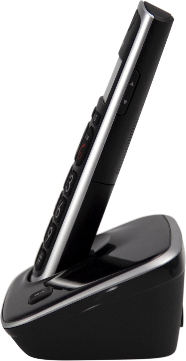 Huistelefoon senioren - Senioren telefoon - Vaste lijn - Zwart - Fysic FX-6000 •