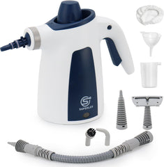 Handstoomreiniger - Handstomer - Stoomreiniger - 1050W - Wit - SUPERLEX