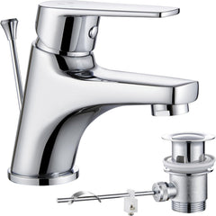 Badkamerkraan - Wastafelkraan - Fonteinkraan - Toiletkraan - RVS - Zilver - CECIPA