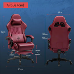 Ergonomische Bureaustoel -  Office Chair - Gamestoel - Volwassenen - Rood - GTPLAYER - ACE-PRO6