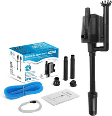 Aquarium pomp - Dompelpomp (25W 1500L/H) multifunctionele pomp - Nobleza