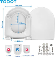 WC bril Softclose - Toiletbril - Wit