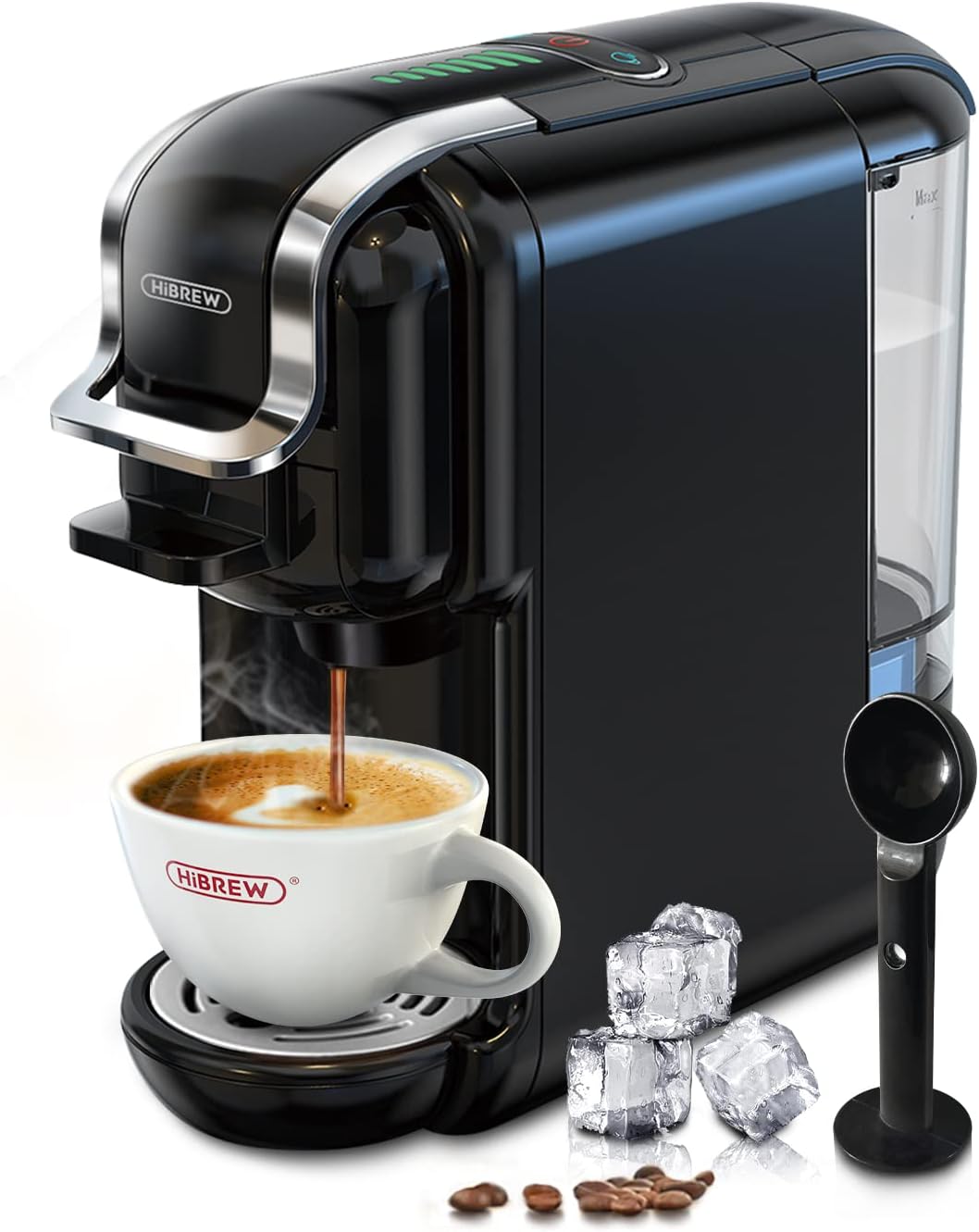 Koffiemachine - Espressomachine - Koffiecupmachine - Zwart - HIBREW •