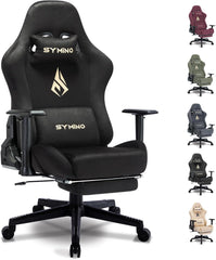 Ergonomische Bureaustoel -  Office Chair - Gamestoel - Volwassenen - Zwart - SYMINO •