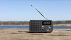 Imperial DABMAN 13 (DAB+, FM, luidspreker, display, USB, MicroSD, batterijvoeding, klein, toetsbediening) zwart •