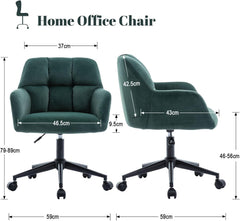 Ergonomische Bureaustoel -  Office Chair - Gamestoel - Volwassenen - Groen - Wahson