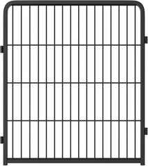 FXW Homeplus puppyuitloop voor binnen, 60 cm, 8-delig, half open, eenvoudige montage, drempelloze poort, uitbreidbaar, voor puppy's en kleine honden