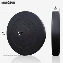Halterschijven - Halter gewichten - 30 mm - 2x15 kg - Gietijzer - Gorila Sports®