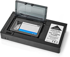 Nedis VHS-converter, plug & play, conversie VHS-C naar VHS, zwart
