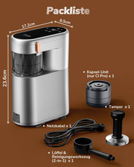 Koffiemachine - Espressomachine - Pistonmachine - Zilver