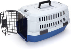 Reisbench - Reismand - Transportbox - Kat & Hond - 47x31x26 cm - Blauw - Nobleza