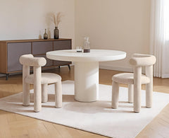 chairus Set van 2 moderne eetkamerstoelen, zonder armleuningen, kakki